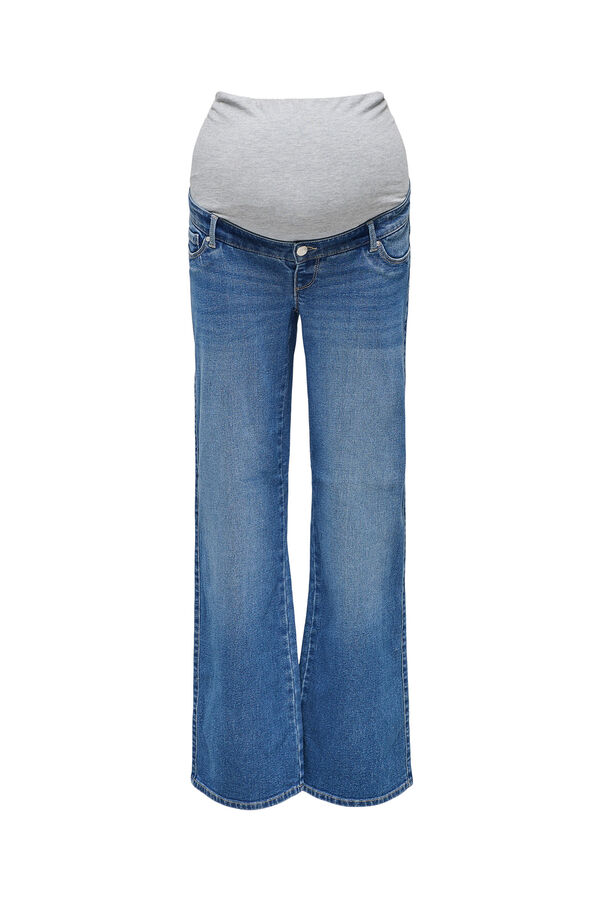 Only Maternity Jeans wide leg maternity azul