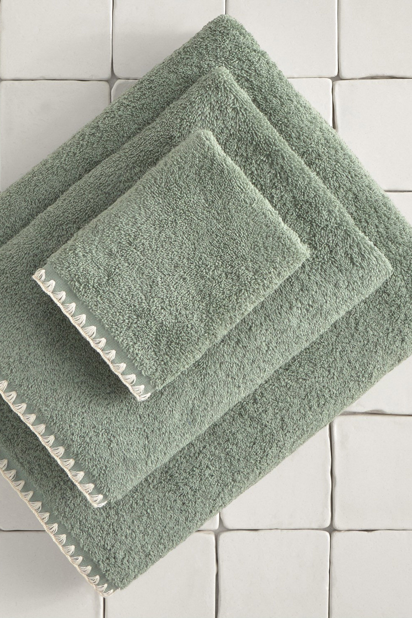 Textura Badetuch mit Ziersteppung