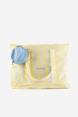 Victoria Bolso shopper rayas doble asa amarillo