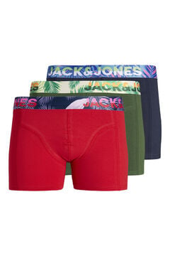 Womensecret Pack 3 boxers algodón rojo