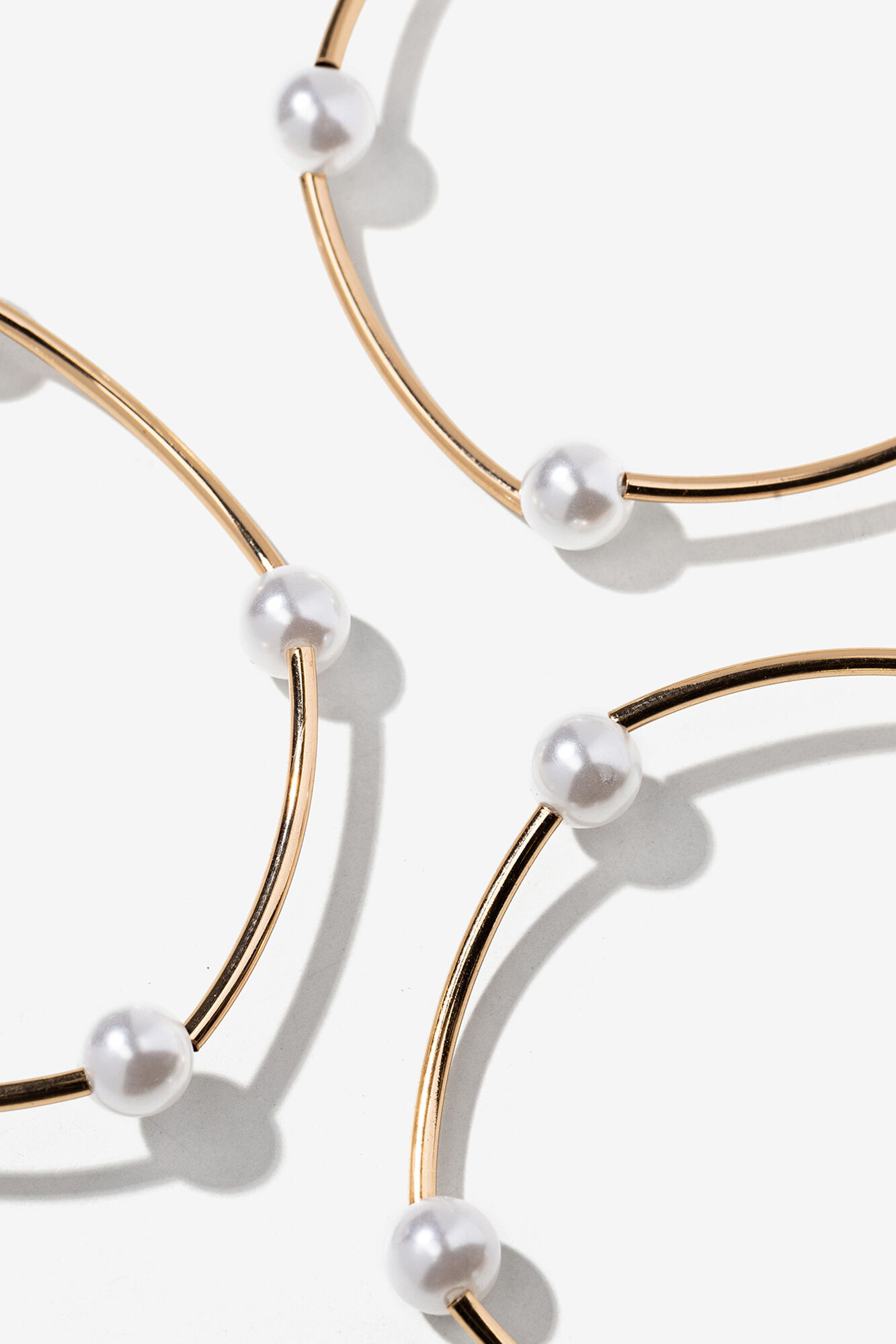 Vilanova Pulsera dorada con perlas