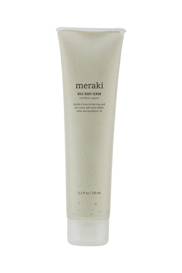 Meraki Exfoliante corporal de arroz blanco
