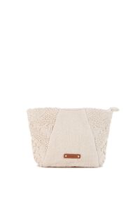 Abbacino  Necessaire de praia em algod&atilde;o &acirc;mbar