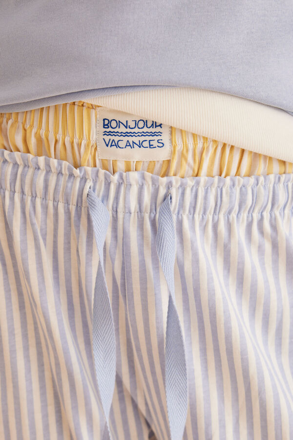 Womensecret Blue striped print pyjamas Plava