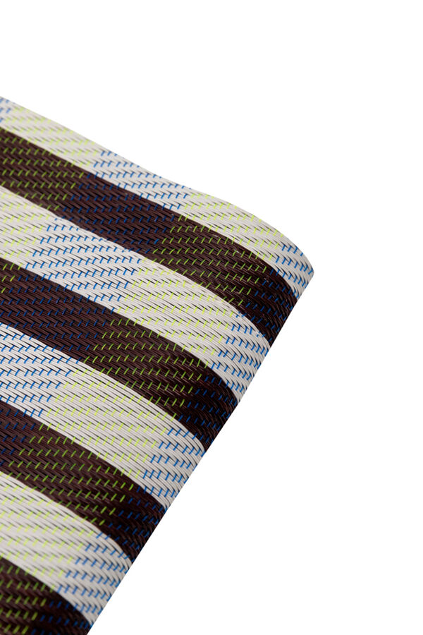 Mr. Wonderful Stripe pattern bag-Black and white imprim&eacute;