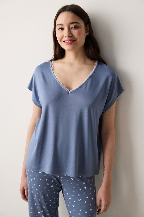 Penti Conjunto de pijama comprido cinzento