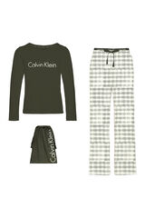 Womensecret Cotton pyjama set with logo. mit Print