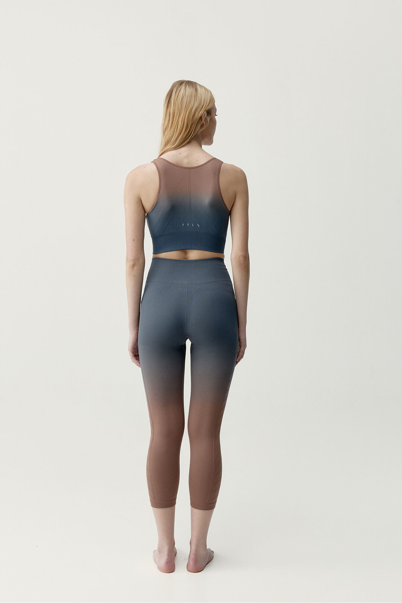 Born Living Yoga Grau-braune Sport-Leggings DIONE