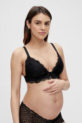 Womensecret Lace maternity and nursing bra black