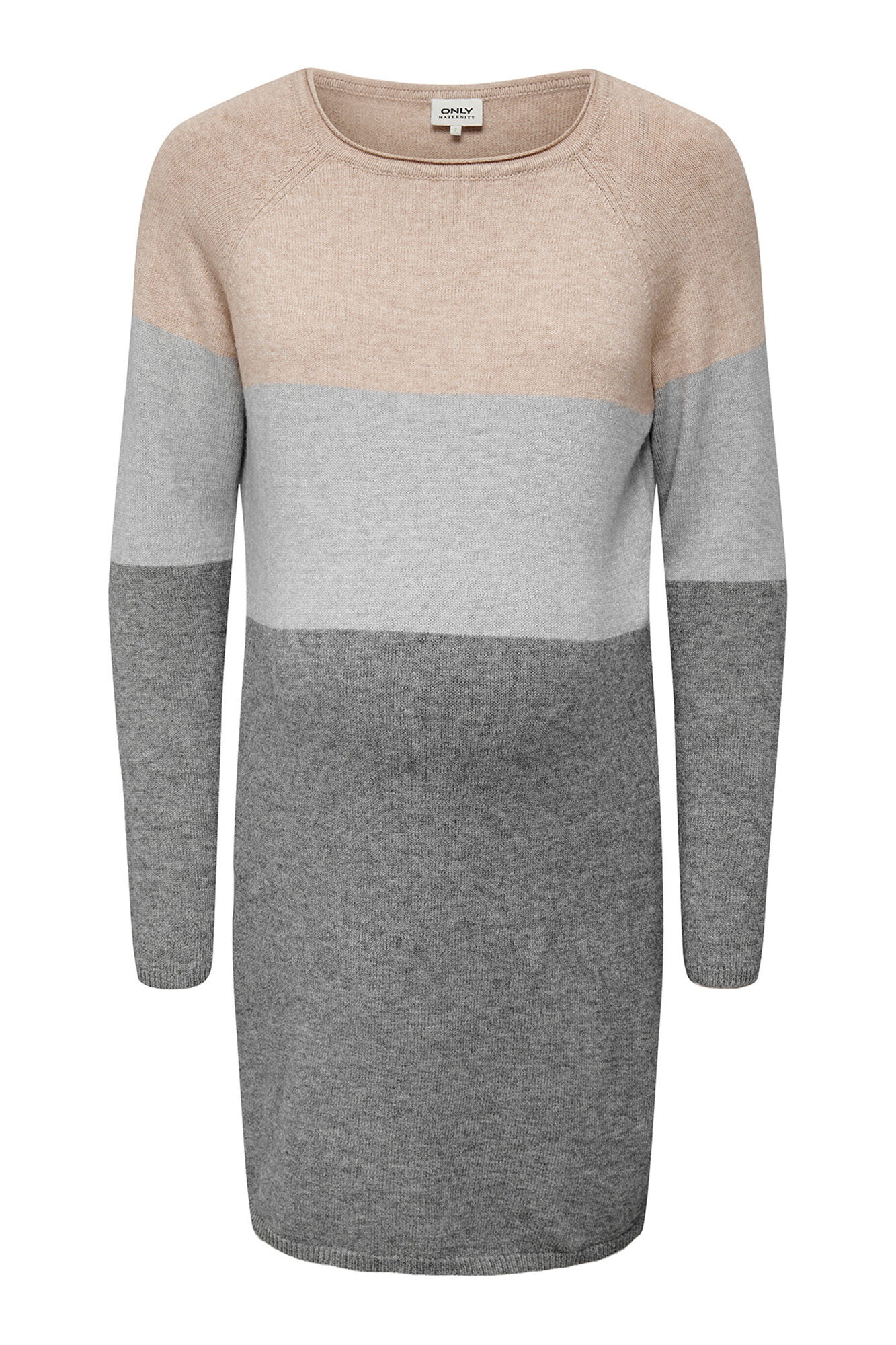 Only Maternity Vestido de punto premam&aacute; estampado rayas
