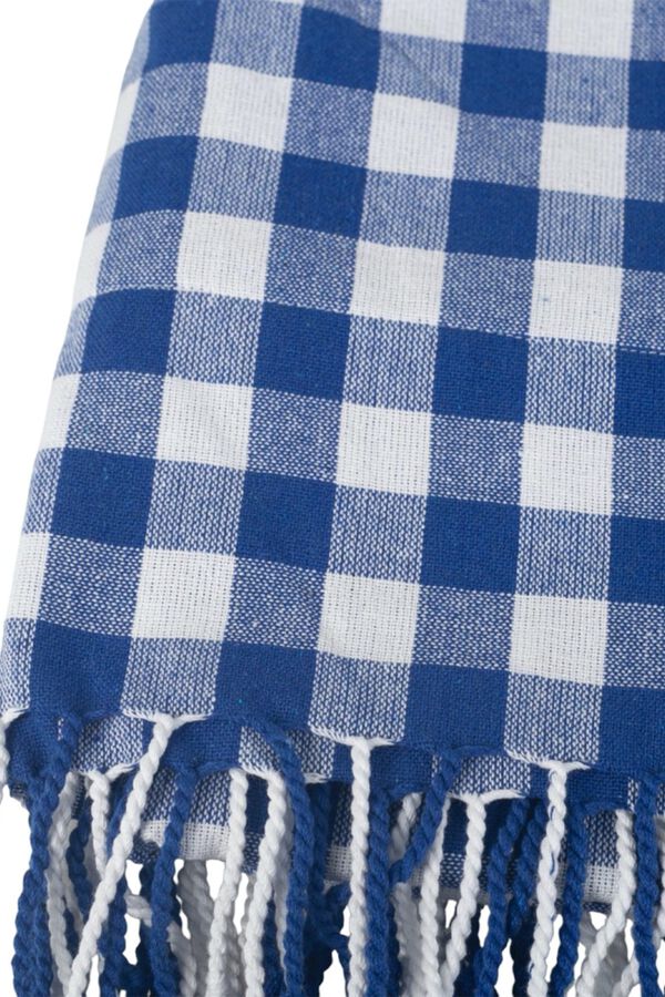 Kbas Par&eacute;o serviette en coton bleu