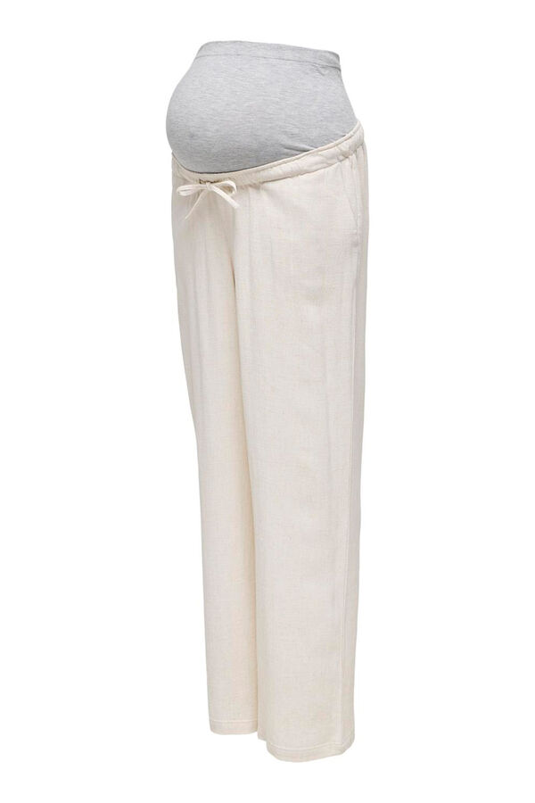 Womensecret Linen wide leg maternity trousers 