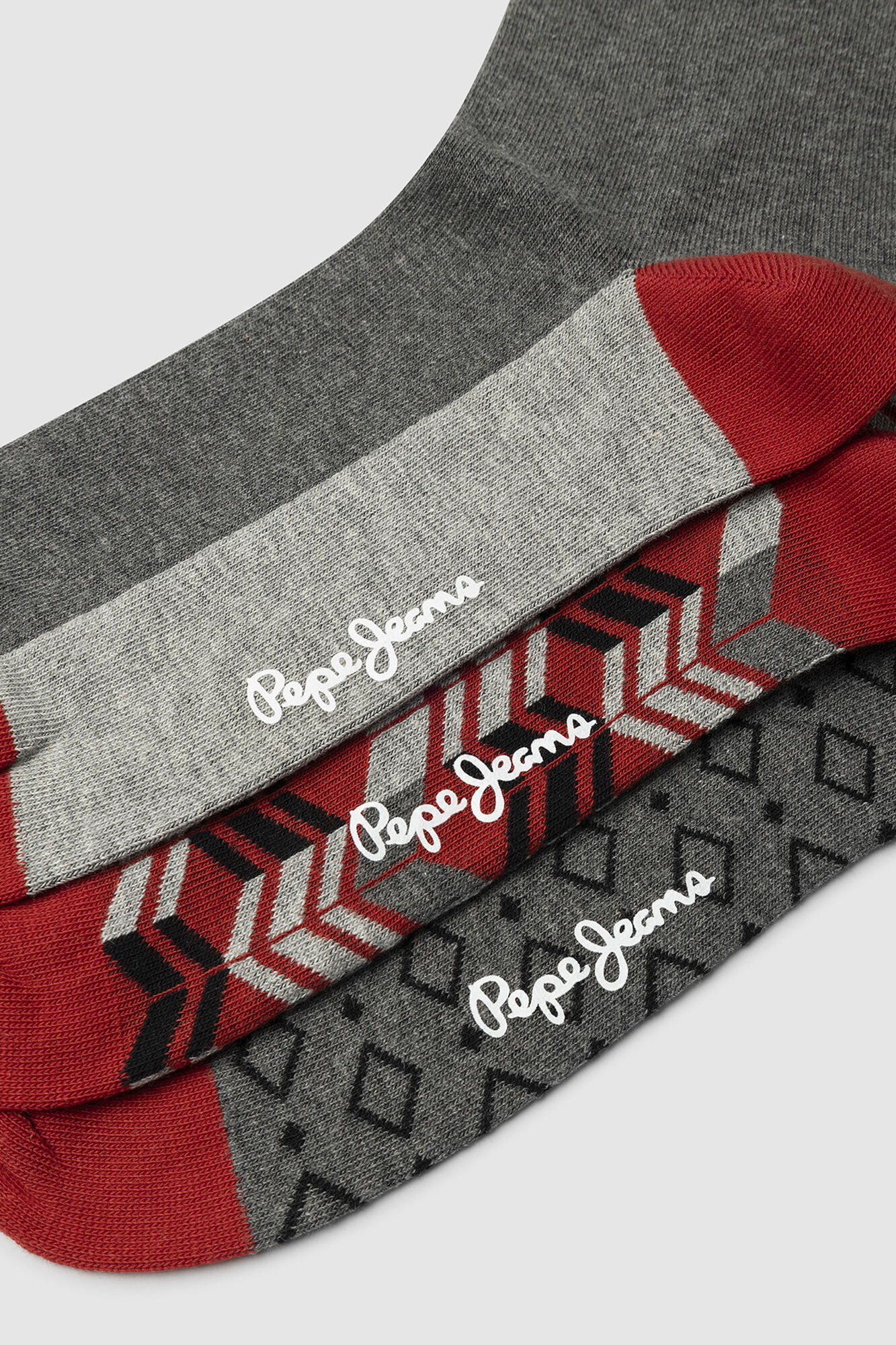 Pepe Jeans Pack 3 calectines geom&eacute;trico