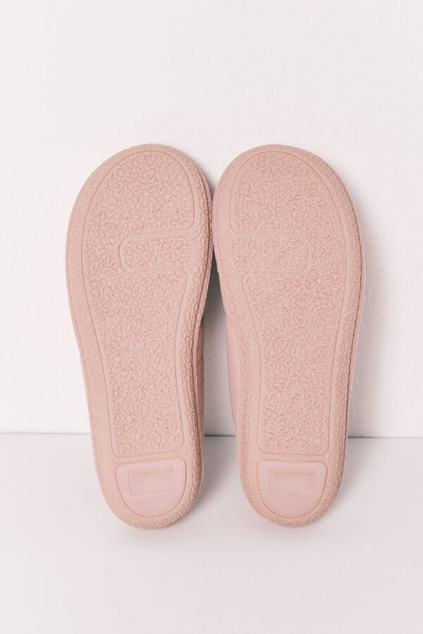 Women'secret Pantoufles matelass&eacute;es roses nude