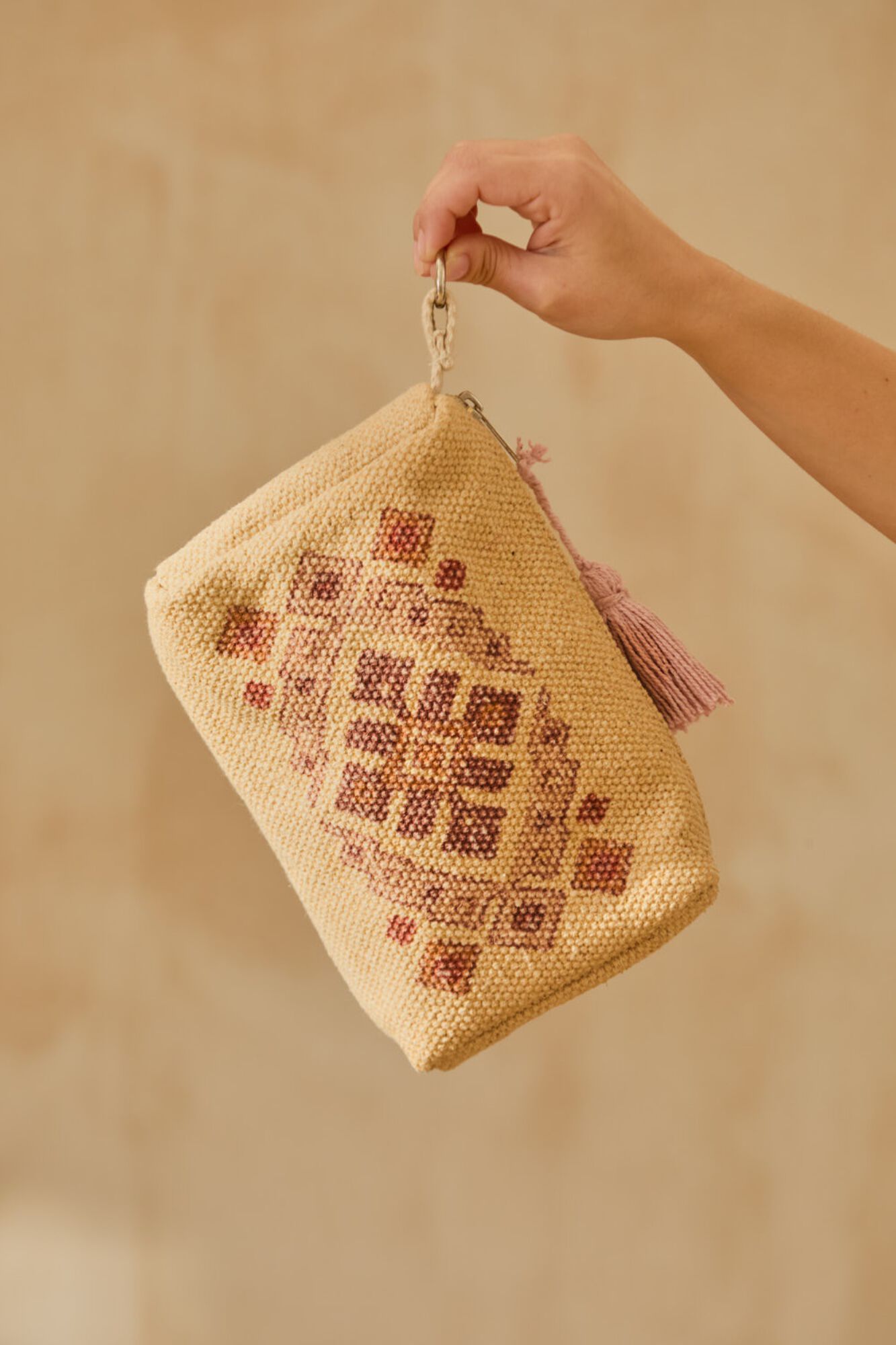 Calma House Baumwoll-Kulturbeutel 11x18