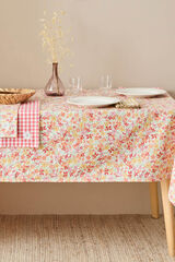 Womensecret Floral stain-resistant tablecloth Koraljna