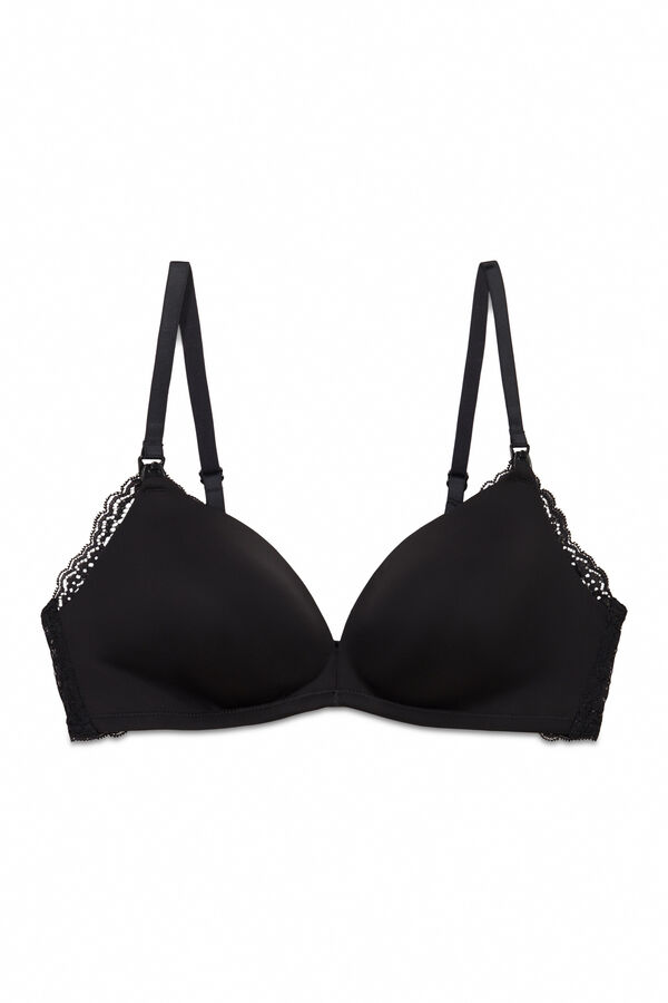 Women'secret Black "maternity" triangle padded bra CHARMING black