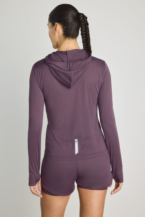 Only Play Hooded training jacket pink