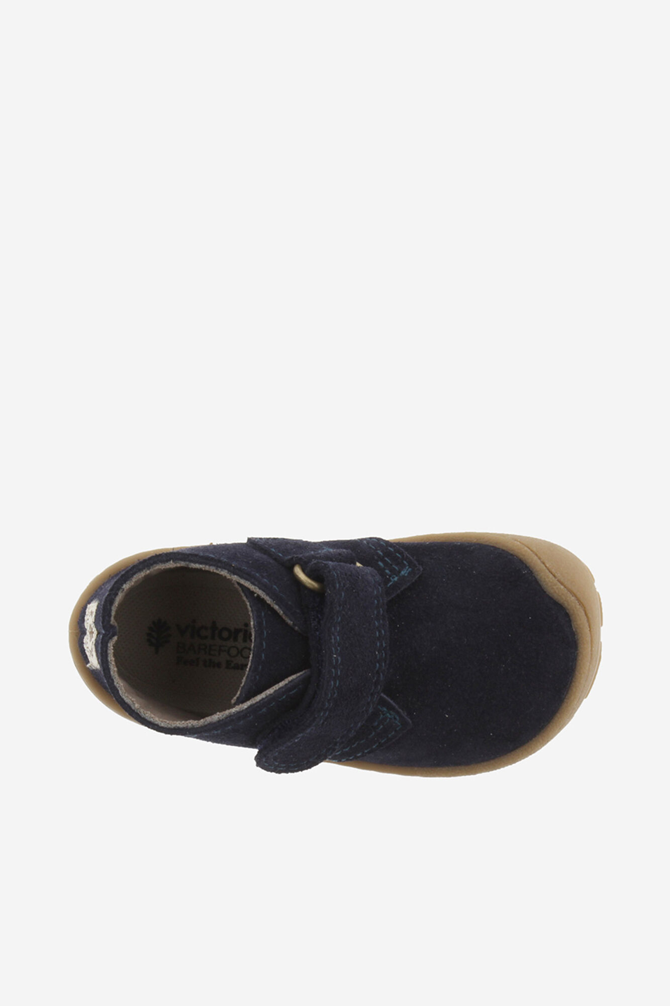 Victoria Botines de serraje Victoria Bosco barefoot con tira adherente