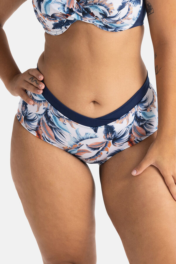 Womensecret Cairns Midi Bikini Brief Plava