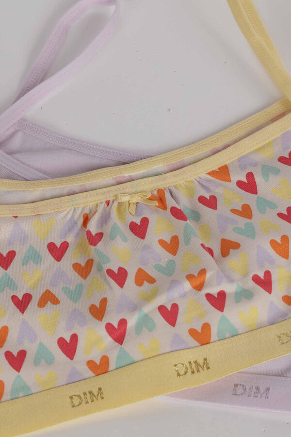 DIM Pacote de 2 tops estampados para menina estampado