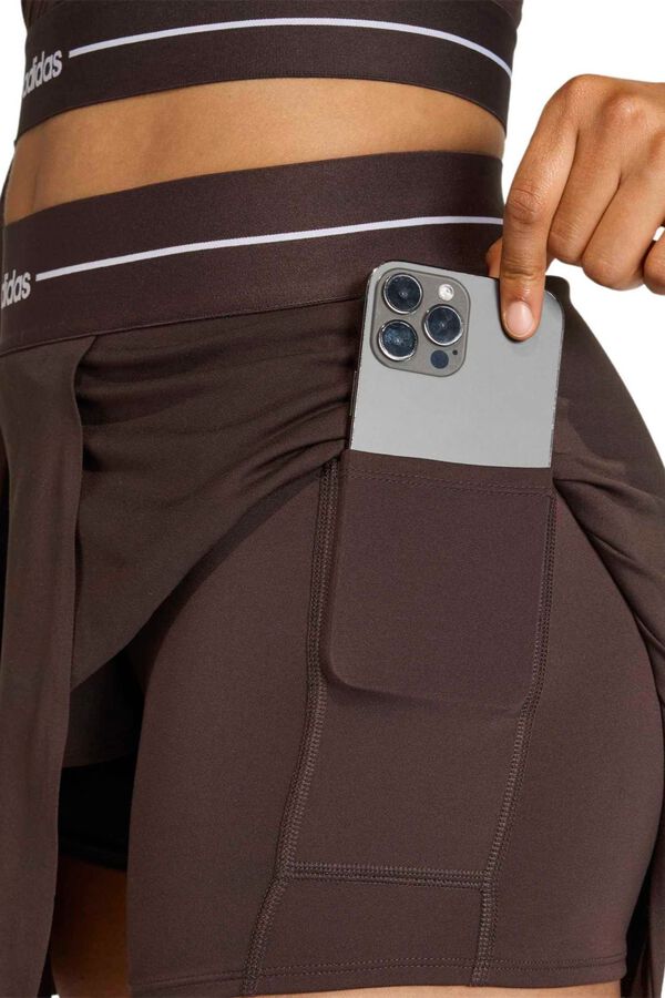 Adidas Falda malla interior Hyperglam marr&oacute;n