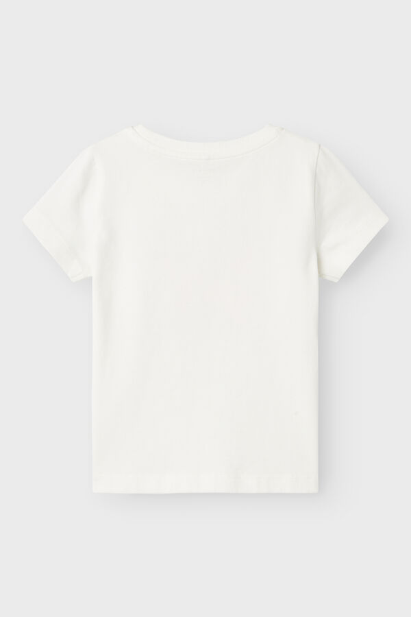 Womensecret Girls' short-sleeved T-shirt Bijela