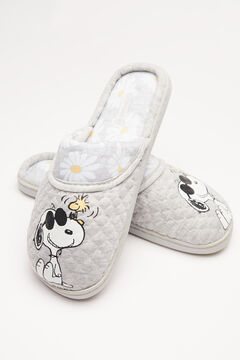 Womensecret Floral Snoopy slippers grey