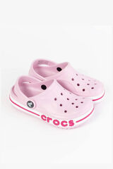 Womensecret Zuecos Crocs niños rosa