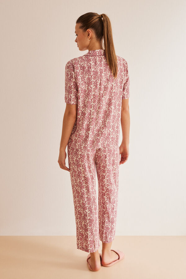 Womensecret Classic pyjamas in all-over boho print S uzorkom