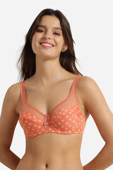 DIM Grudnjak sa žicom od tila za velike grudi Koralna