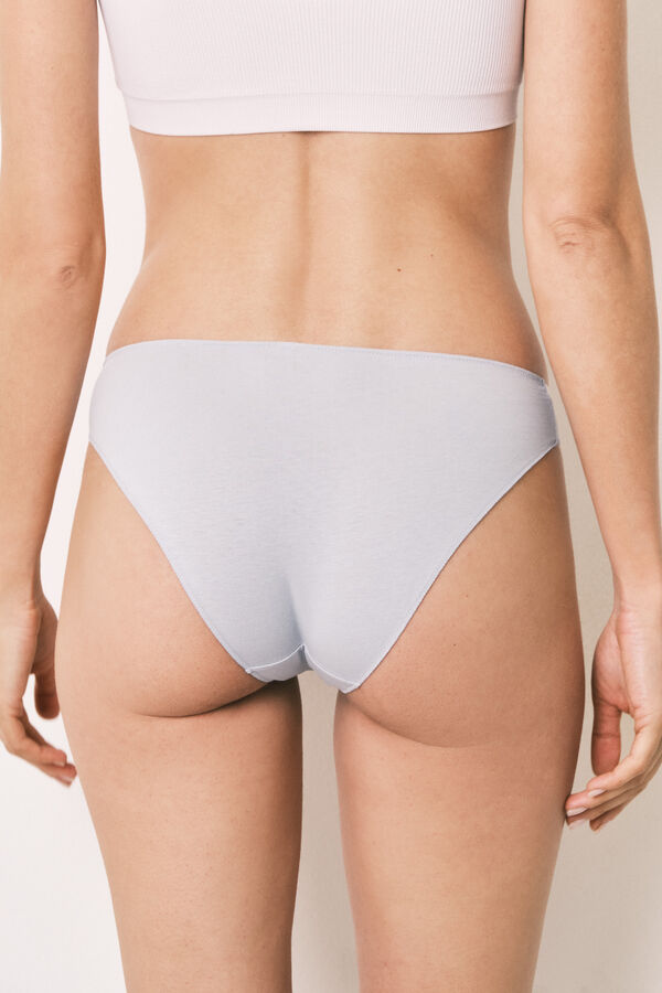 Women'secret Pack 3 classic cotton floral lace panties printed