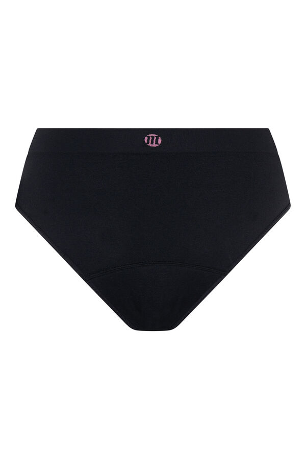 Modibodi Pack 3 Bragas Menstruales Teen Seamless Flujo Abundante Black negro