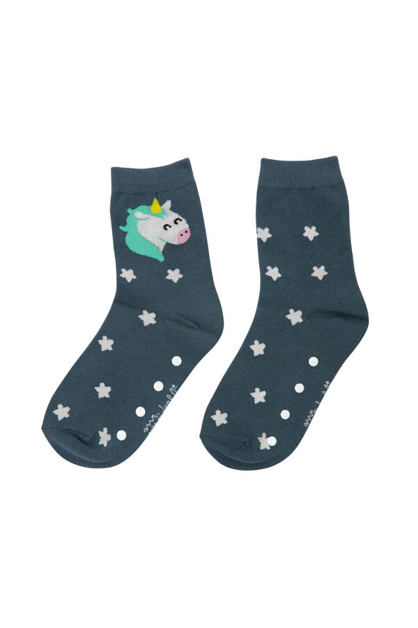 Womensecret Unicorn socks mit Print