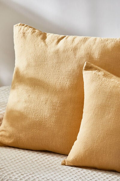 Womensecret Gavema mustard cushion cover imprimé