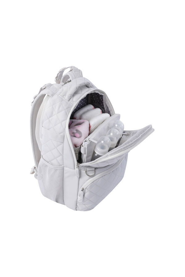 Totto Mochila "maternity"  Babybao 2.0 - Blanco blanco