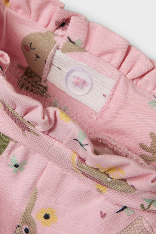 Womensecret Baby girls' cotton shorts pink