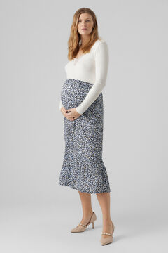 Womensecret Midi maternity skirt  Blau