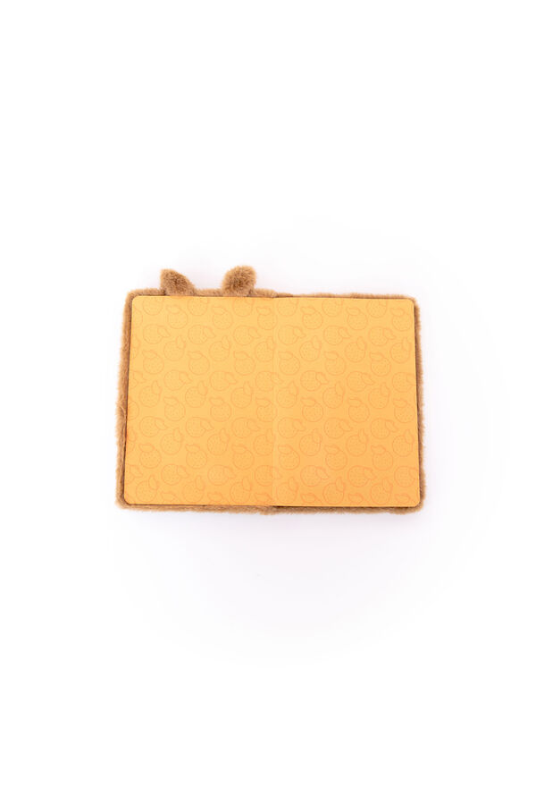 Mr. Wonderful A5 plush notebook - Capybara printed