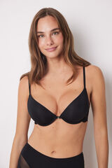 Womensecret GORGEOUS Soutien-gorge noir doux effet push up noir