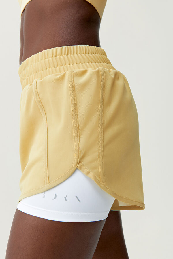Womensecret Yellow Soft/White Padma 2.0 shorts imprimé