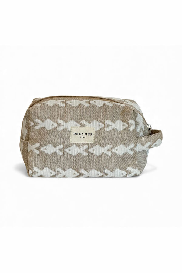 De La Mur Neceser Mediano Pesc beige