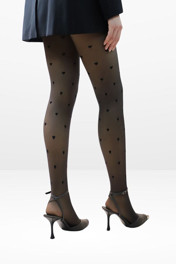 Ivette Bridal Double Layer Opac Panty 85Dn Velvet Fantasy black