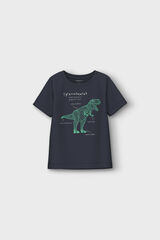 Womensecret Boy's dinosaur t-shirt blue