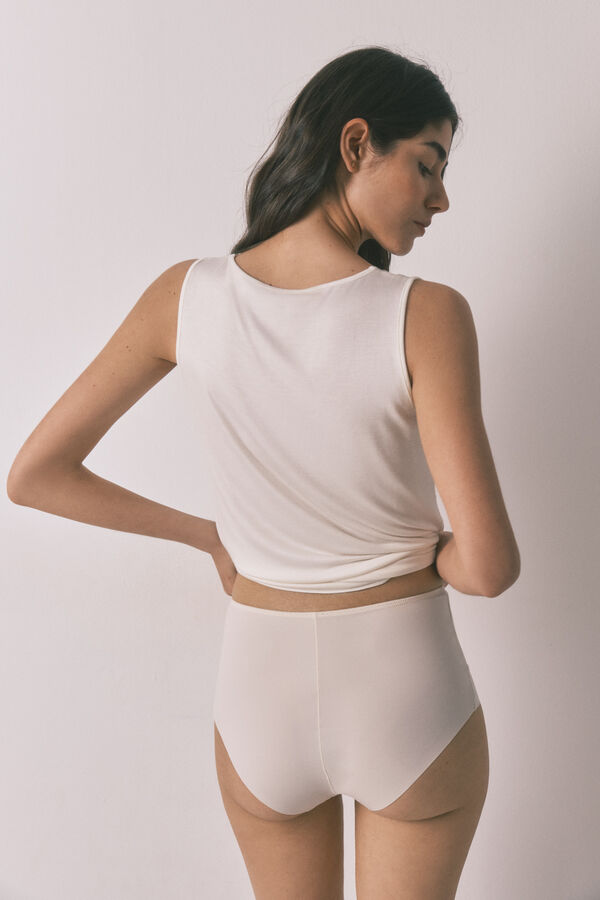 Women'secret Beige high-waist shaping panty  beige