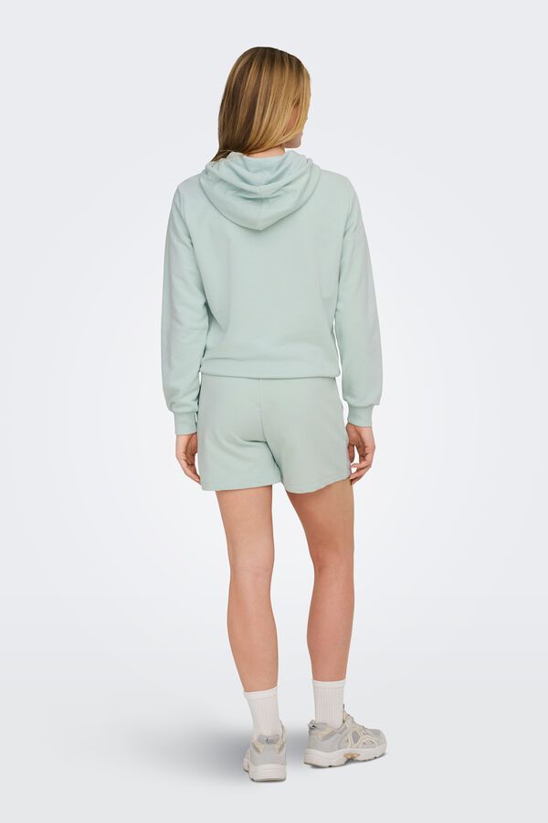 Only Play Sudadera deportiva con capucha gris