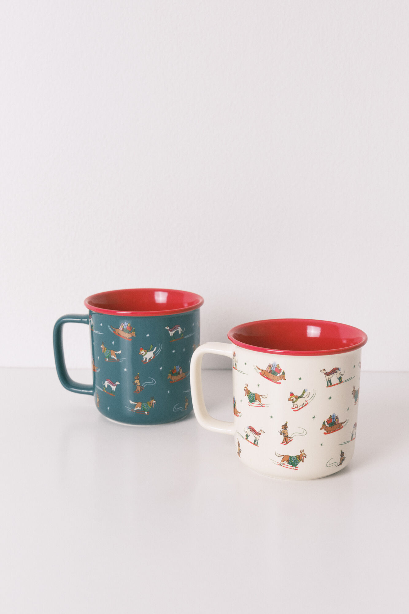 Women'secret Set of 2 ceramic cups with puppies
