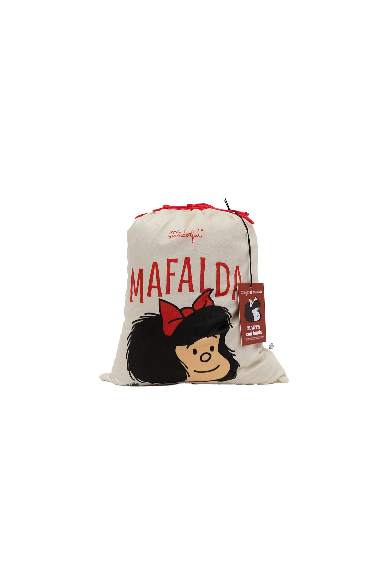 Mr. Wonderful Mafalda blanket with case