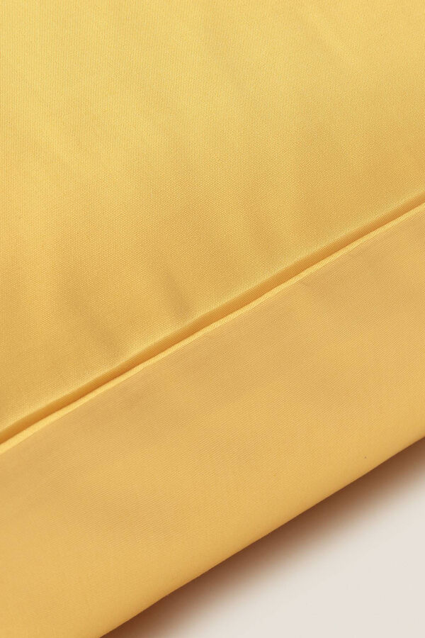 Womensecret Funda cojín algodón orgánico 55x55cm. amarillo