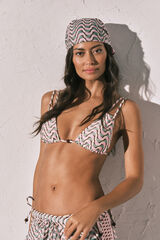 Women'secret Cotton geometric print scarf printed